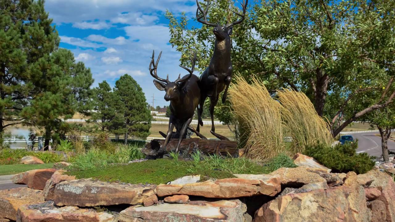 timbers deer statue